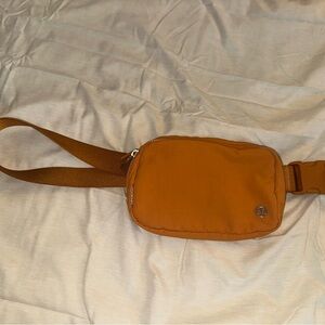 lululemon orange belt bag